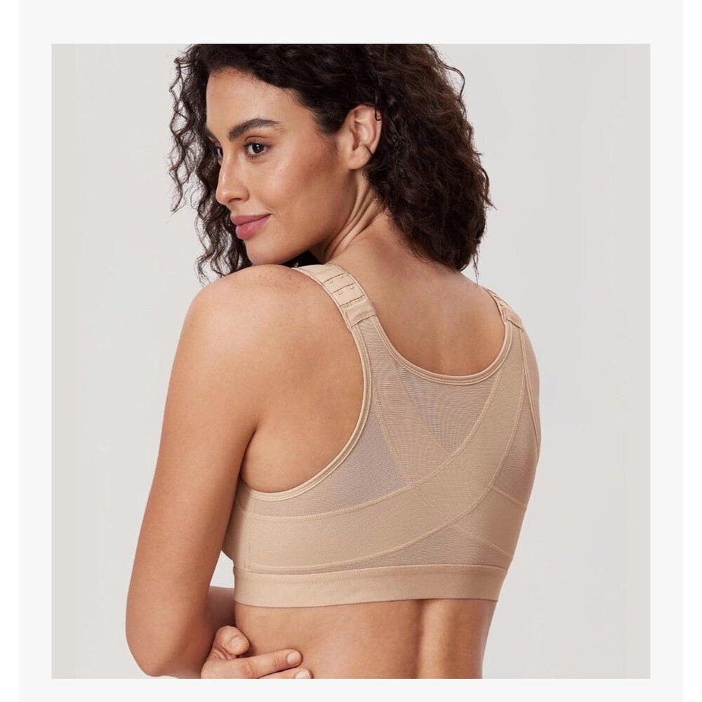 NWOT, DELIMIRA Women's Full Coverage Front Closure  Back Support Posture 40B